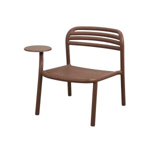 Bliss loungefåtölj med sidobord, höger