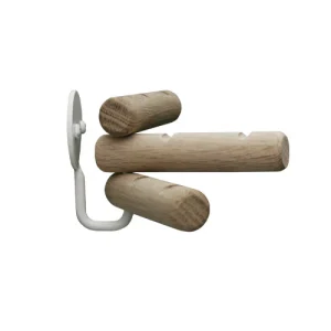 3Hooks 3-i-1 krok i ek/vit • Nordic Function