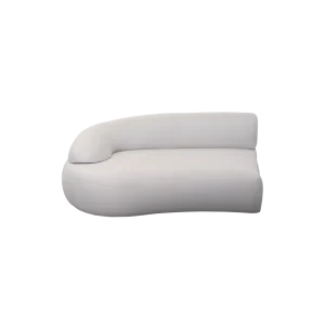 Mellow soffmodul med långt ryggstöd, höger