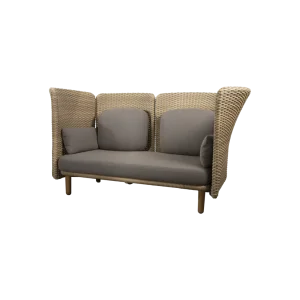 Arch 2-seater sofa w/high arm/backrest