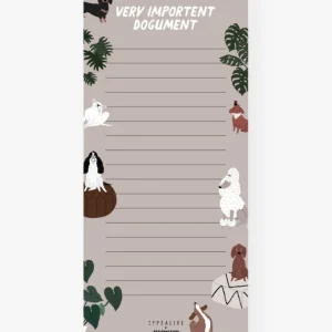 Anteckningsblock Hund