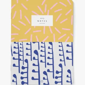 Anteckningsbok Gul & Blå