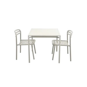 Bliss matbord med 2 Bliss-stolar