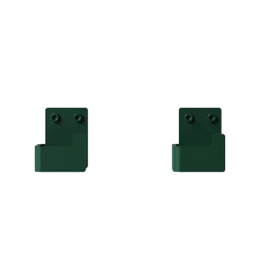 Badrumskrok, grön (2 st.) • NICHBA