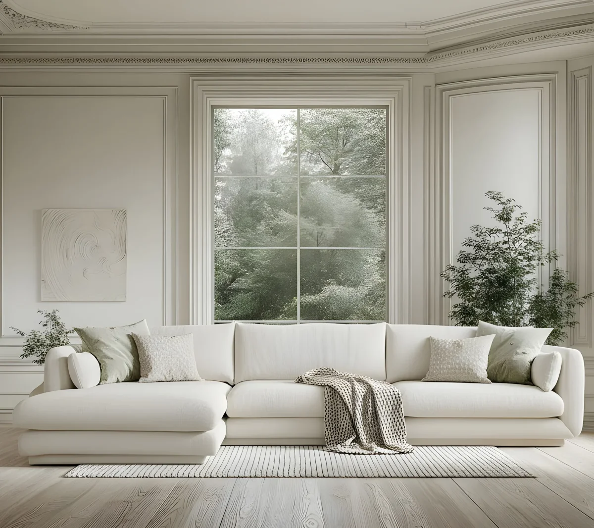 Bloom 3-sitssoffa med schäslong höger och sockel - Bild 3