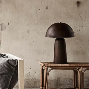 Bordslampa Fungi, Rostbrun