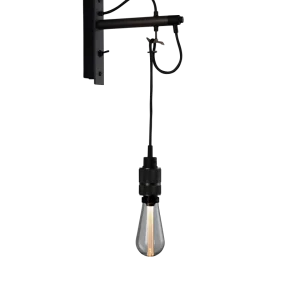 Hook Wall Nude vägglampa i grafit och brunerad mässing  • Buster + Punch