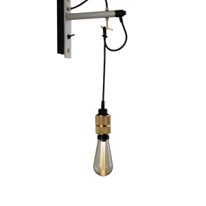 Hook Wall Nude vägglampa i sten och mässing  • Buster + Punch