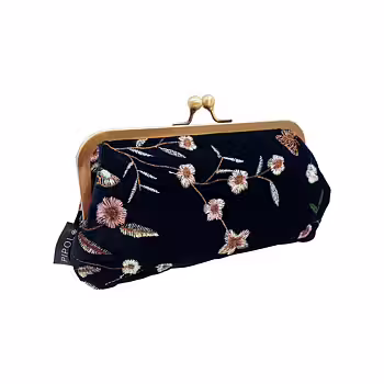 Necessär Garden velvet, Svart