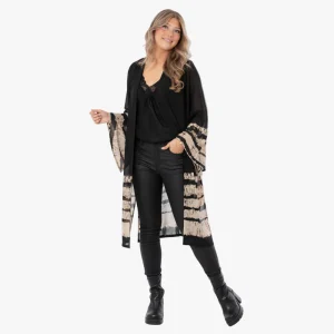 Kaftan Danielle, Black/Taupe
