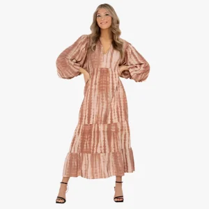 Klänning Solange, Antique Rose/Champagne