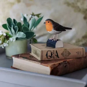 Dekorationsfågel Rödhake