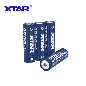 XTAR 1.5V Laddbara AA (14500) Litiumbatterier (4-pack) 2700mAh