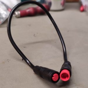 Julet 9mm 2 pin kontakt 20 cm