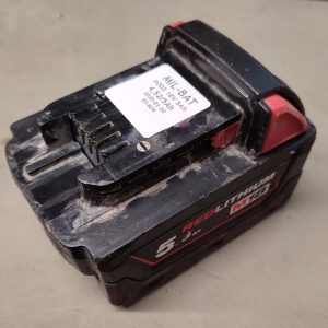 Beg. Milwaukee Batteri 18V 5Ah (M18B5) (90%)