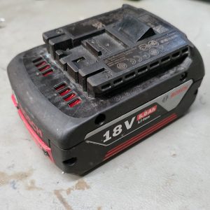 Beg Bosch GBA 18V 5Ah batteri #001