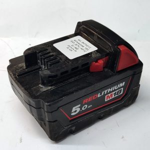 Beg. Milwaukee Batteri 18V 5Ah (M18B5) (87%) #012 EJ INDIKATOR