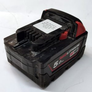 Beg. Milwaukee Batteri 18V 5Ah (M18B5) (91%) #014