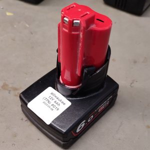 Beg. Milwaukee Batteri 12V 6Ah (M1286) (77%) #019