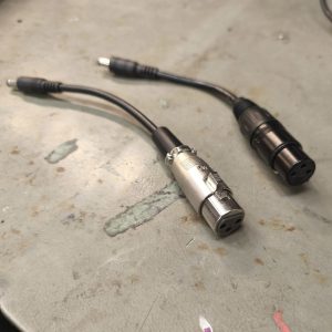 XLR-3 till DC Adapter (Laddkabel för EcoRide Spintech)