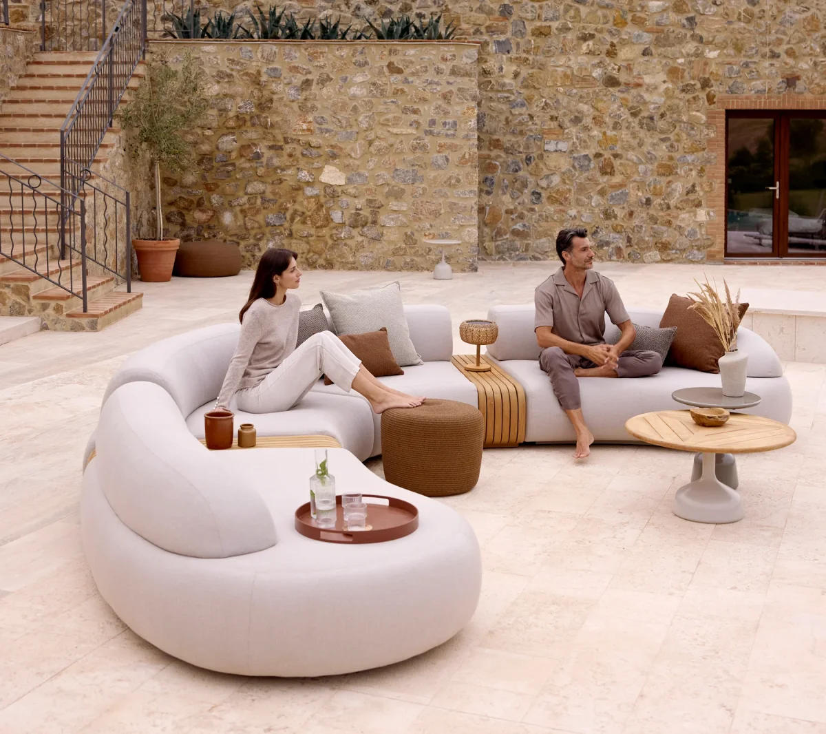 Mellow soffmodul med långt ryggstöd, vänster - Bild 3