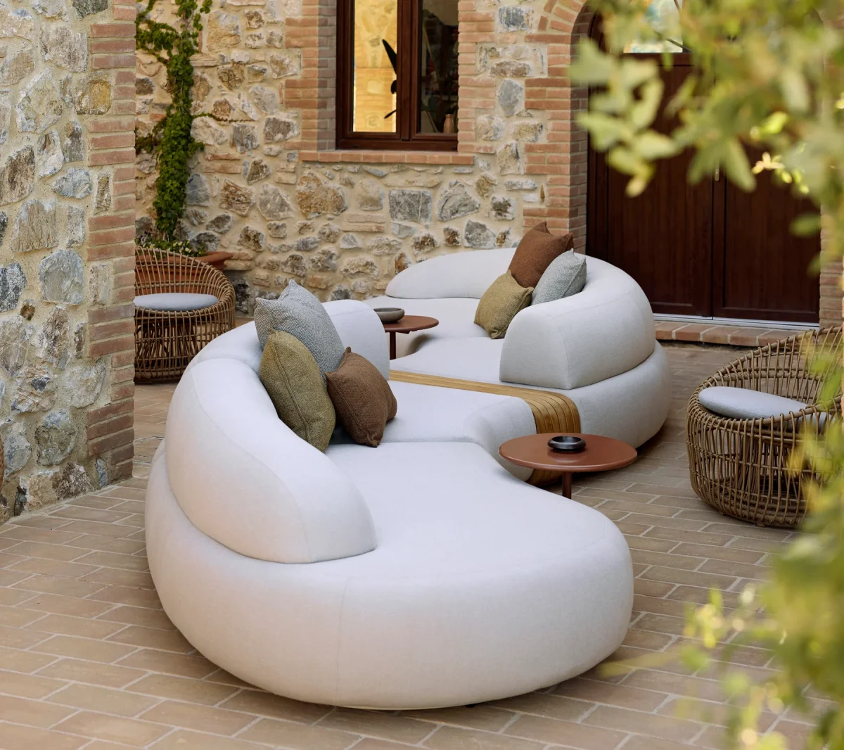 Mellow soffmodul med kort ryggstöd, höger - Bild 3