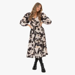 Klänning Arwen, Black/Champagne