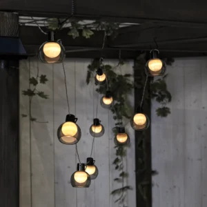 Ljusslinga Chain smokey Solcell