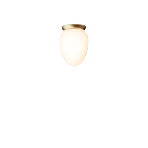 Rizzatto 171 taklampa, satin brass / opal • NUURA