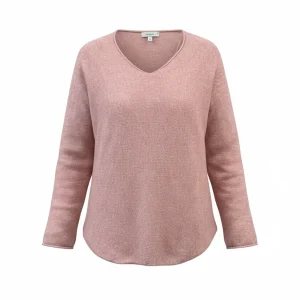 Finstickad tröja Hella, Rosa