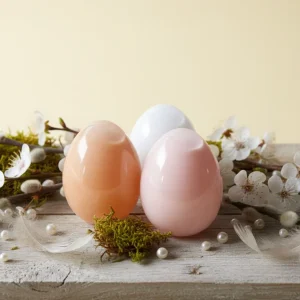 Glas Ägg i olika färger