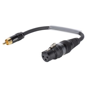 Adapter XLR-Hona till RCA-Hane