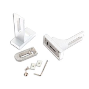 Väggfästen kort 2st till gardinskenor