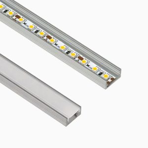 Aluminiumprofil U-profil Låg 14x7mm