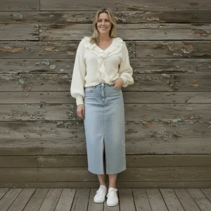 Jeanskjol, Ljus Jeansblå