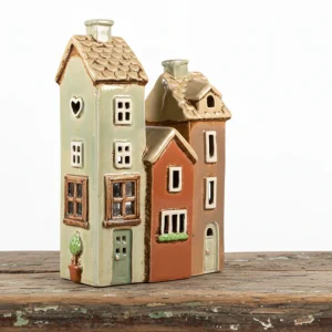 Ljuslykta, Keramikhus Kedjehus 19cm