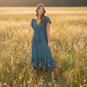 Klänning Jane, Reef Blue