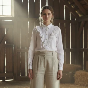 Skjorta Laurette, Vit