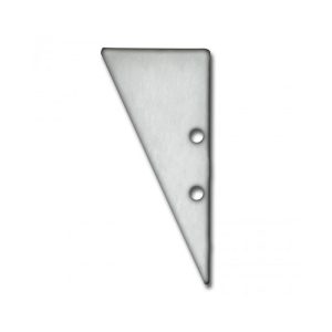 Ändbitar 2st för aluprofil vägg EL3