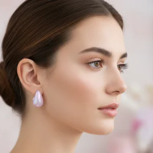 Örhängen Pure Drop, Marshmallow