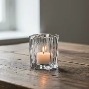 Ljuslykta Silke, Klarglas