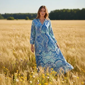 Klänning Zara, Blå